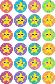 Stars Fluoro Stickers