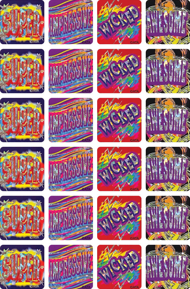 Super Foil Stickers