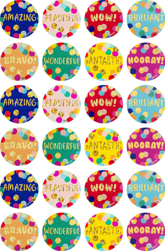 Confetti - Foil Stickers
