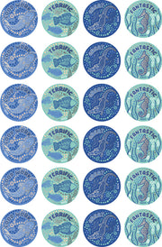 Wonderlands (Sea) - Foil Merit Stickers (Pack of 72)