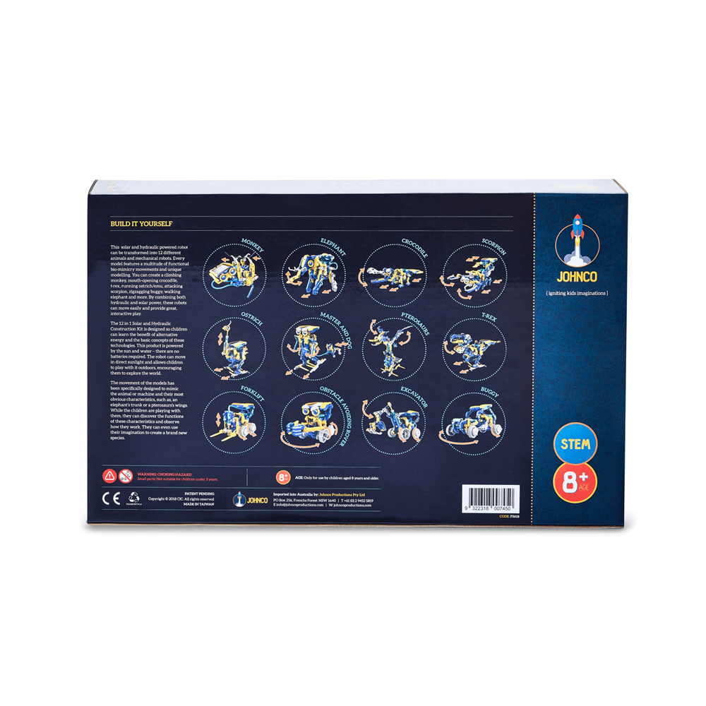 Johnco 12 in 1 Solar and Hydraulic Construction Kit - view 2
