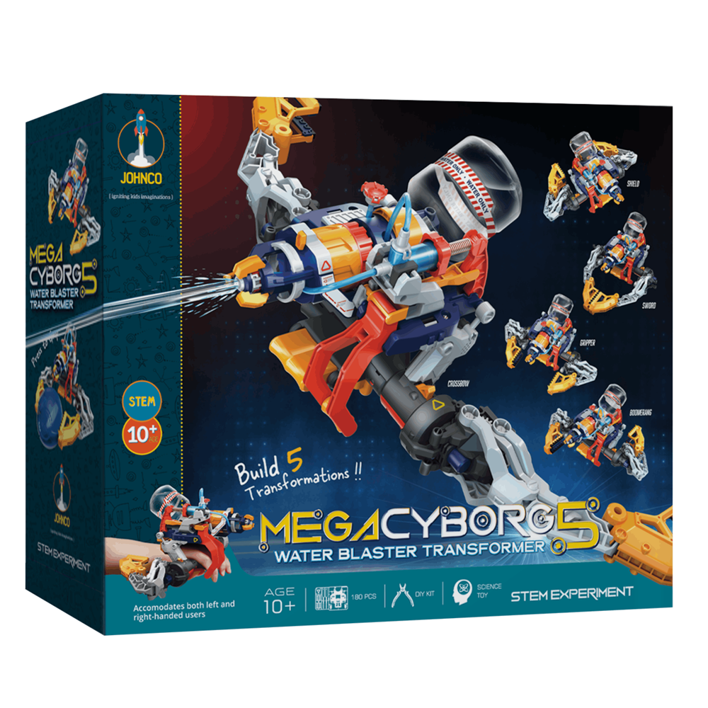 Johnco Mega Cyborg 5 - Water Blaster Transformer