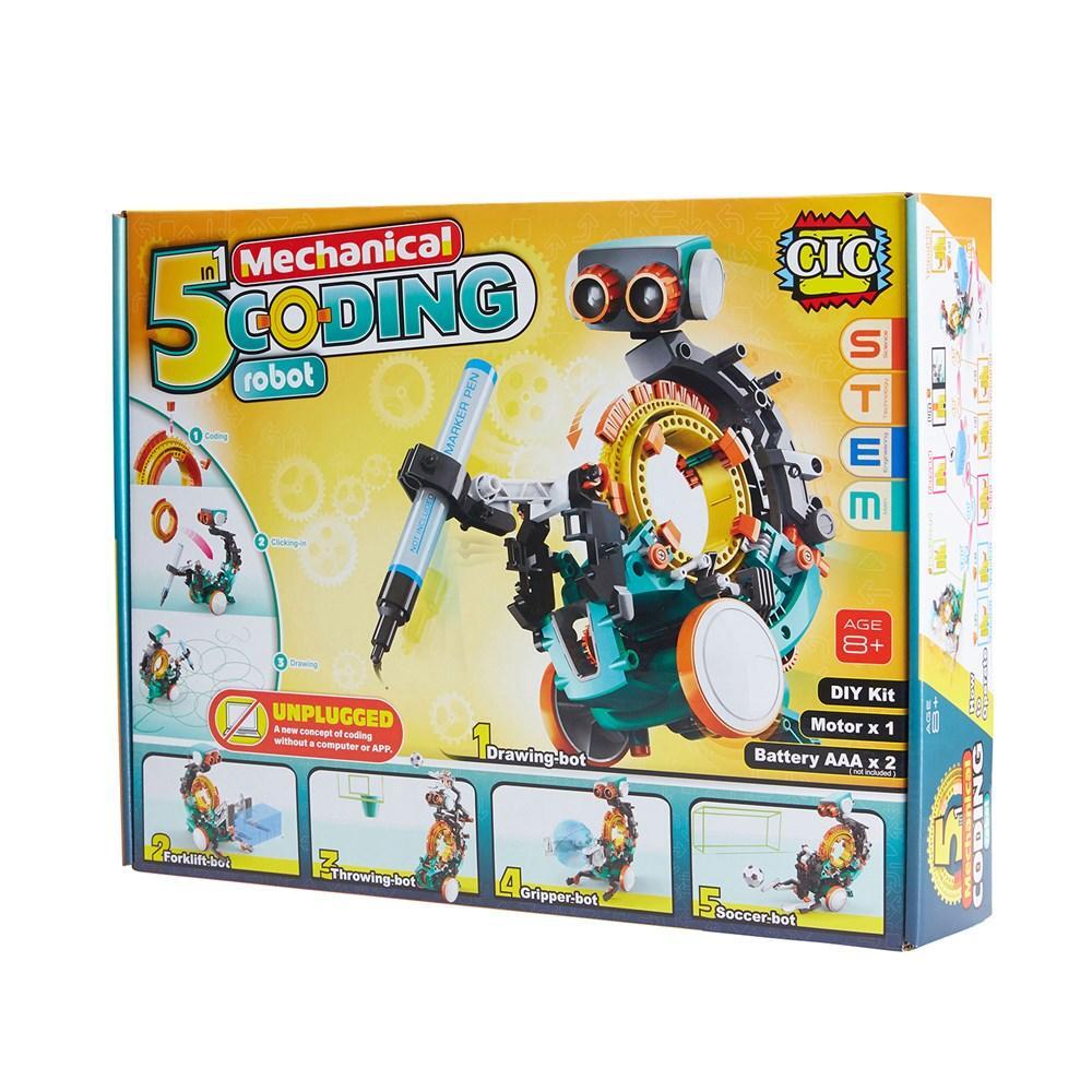 5 in 1 Mechanical Coding Robot