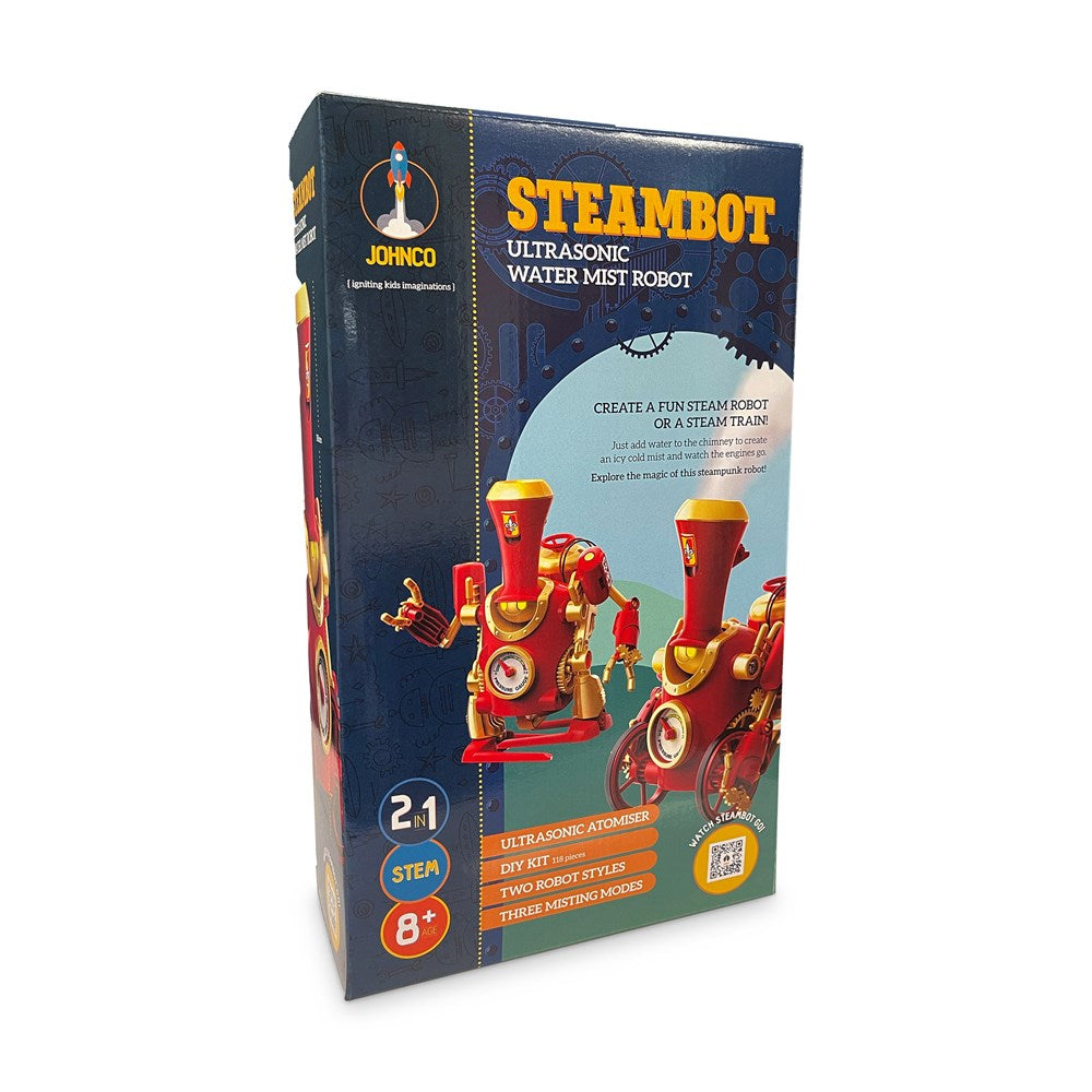 Johnco SteamBot - 2-in-1 Ultrasonic Water Mist Robot