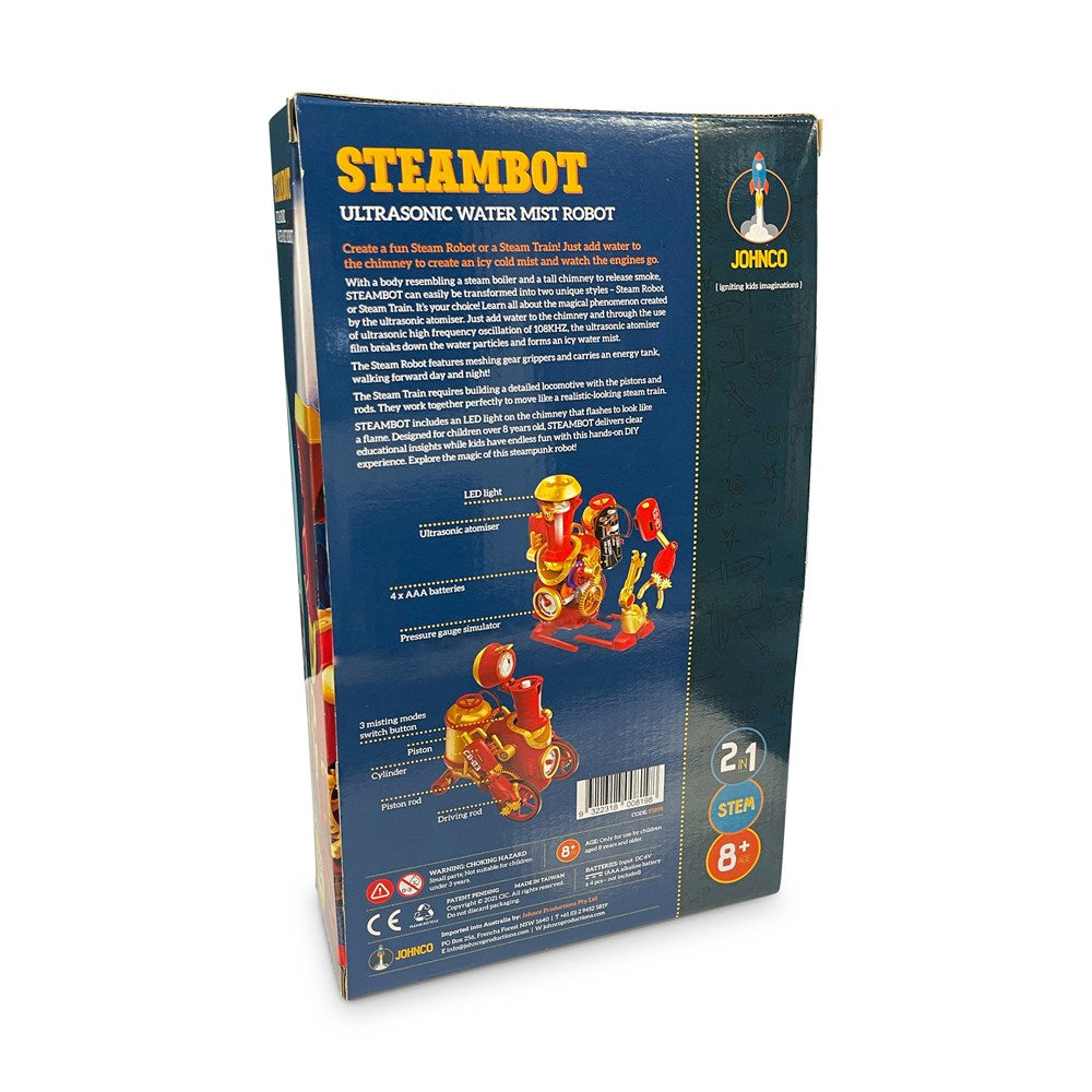 Johnco SteamBot - 2-in-1 Ultrasonic Water Mist Robot - view 2