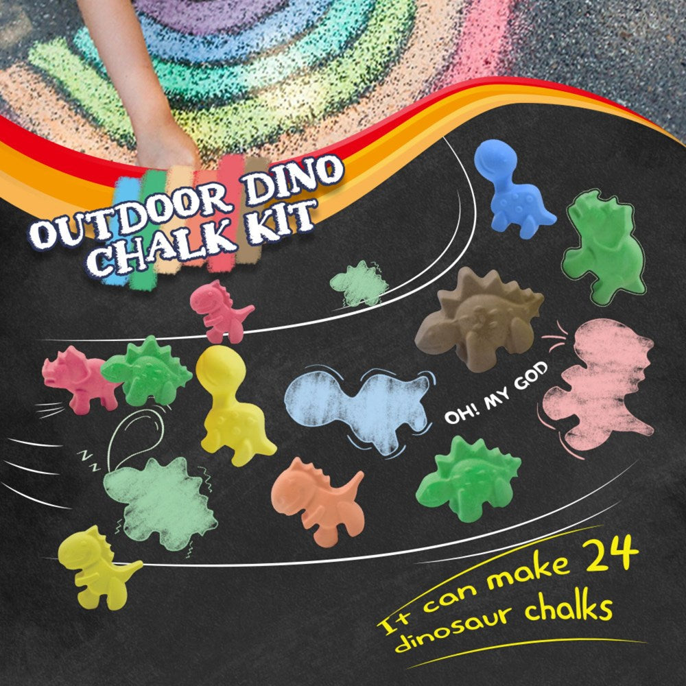 Johnco Outdoor Chalk Making Kit - Dinosaurs - view 3