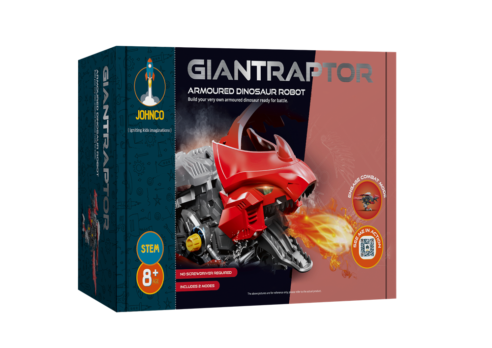 Johnco Giantraptor - Armoured Dinosaur Robot