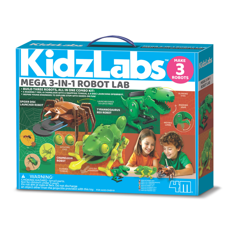 4M KidzLabs - Mega 3 in 1 Robot Lab