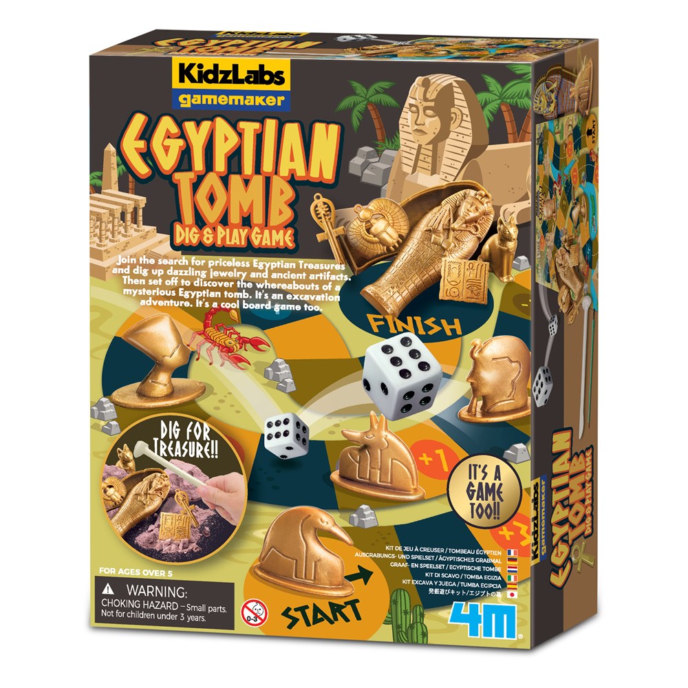 4M KidzLabs - Gamemaker - Dig & Play Egyptian Tomb