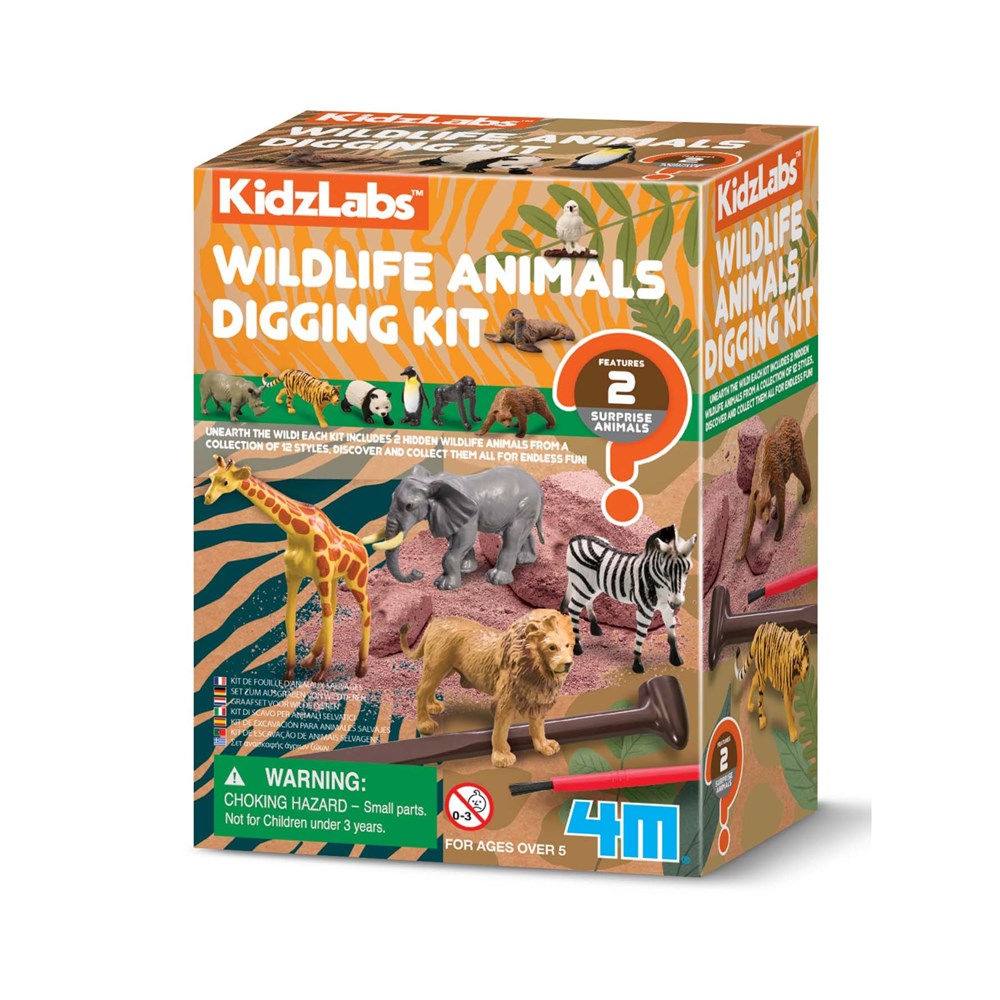 4M KidzLabs - Wildlife Animals Digging Kit