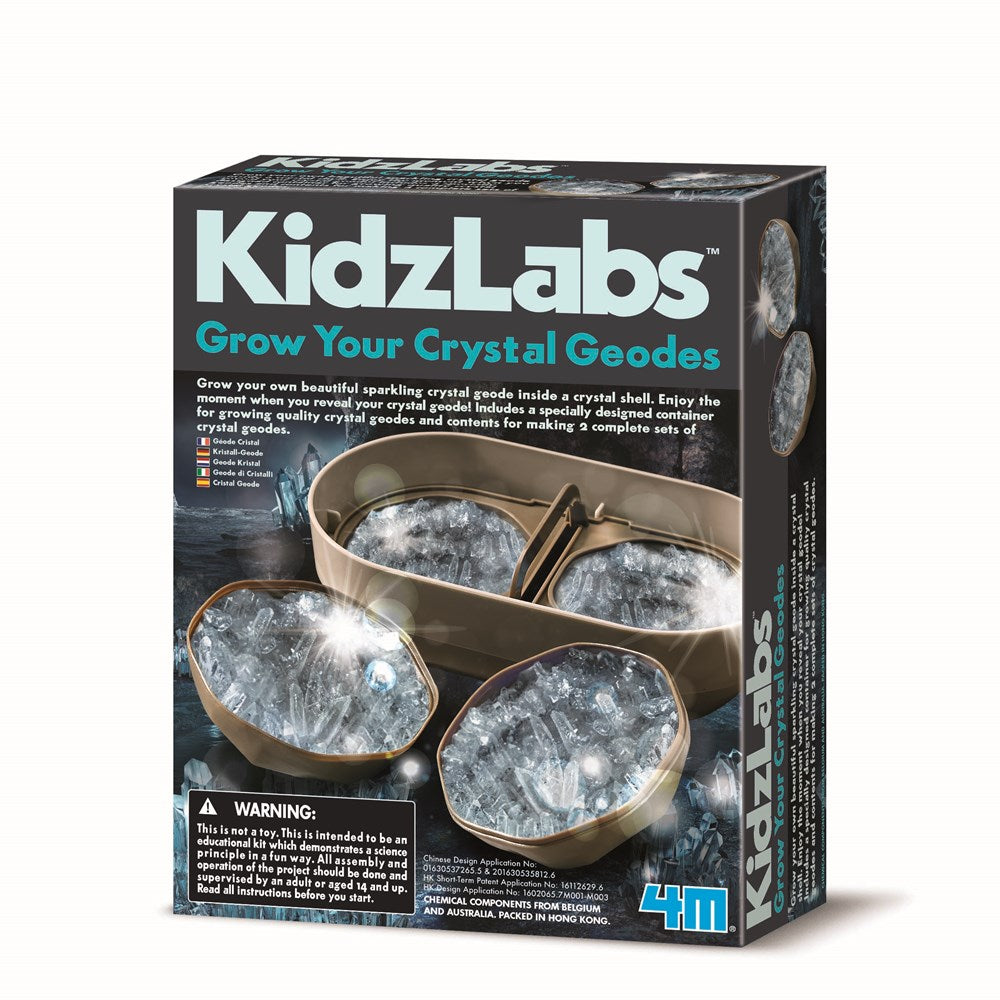 4M KidzLabs - Crystal Geode Growing Kit