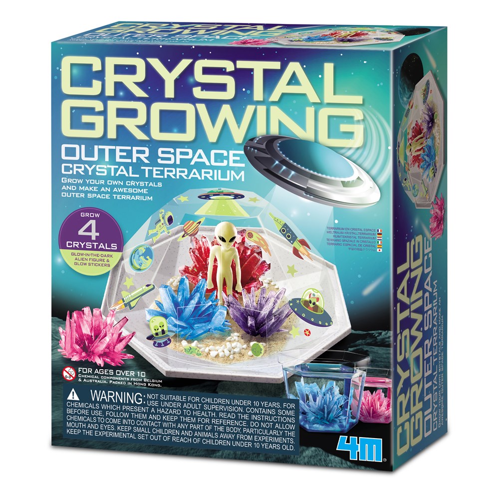 4M Crystal Growing - Outer Space Crystal Terrarium