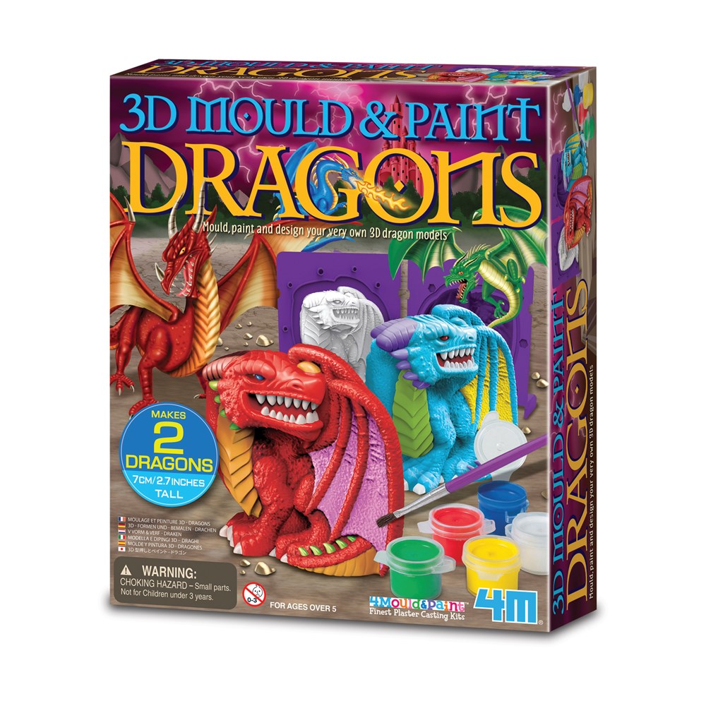 4M Mould & Paint - 3D Dragons