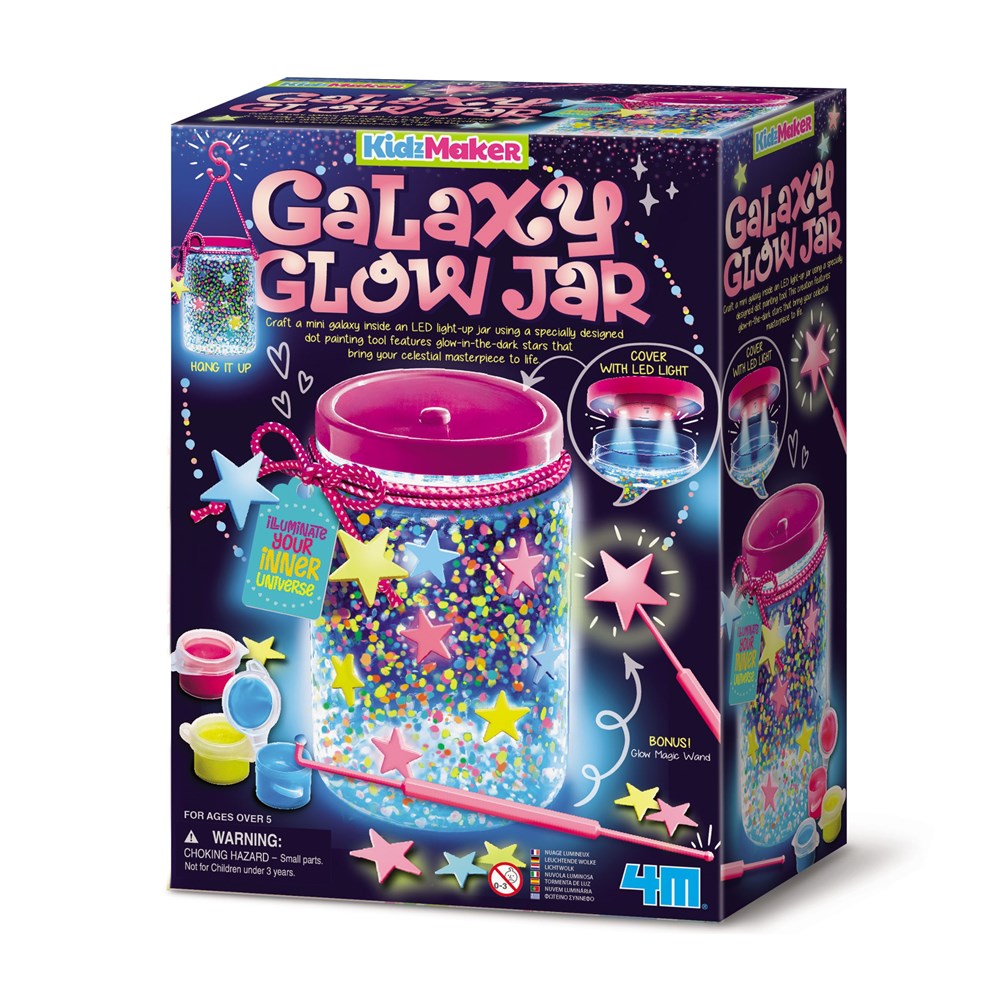4M KidzMaker - Galaxy Glow Jar