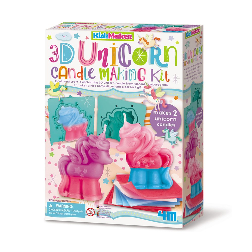 4M KidzMaker - 3D Unicorn Candle Making Kit
