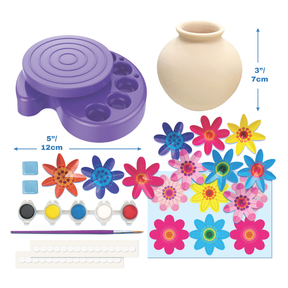 4M KidzMaker - Twirl & Paint Mini Vase - view 2