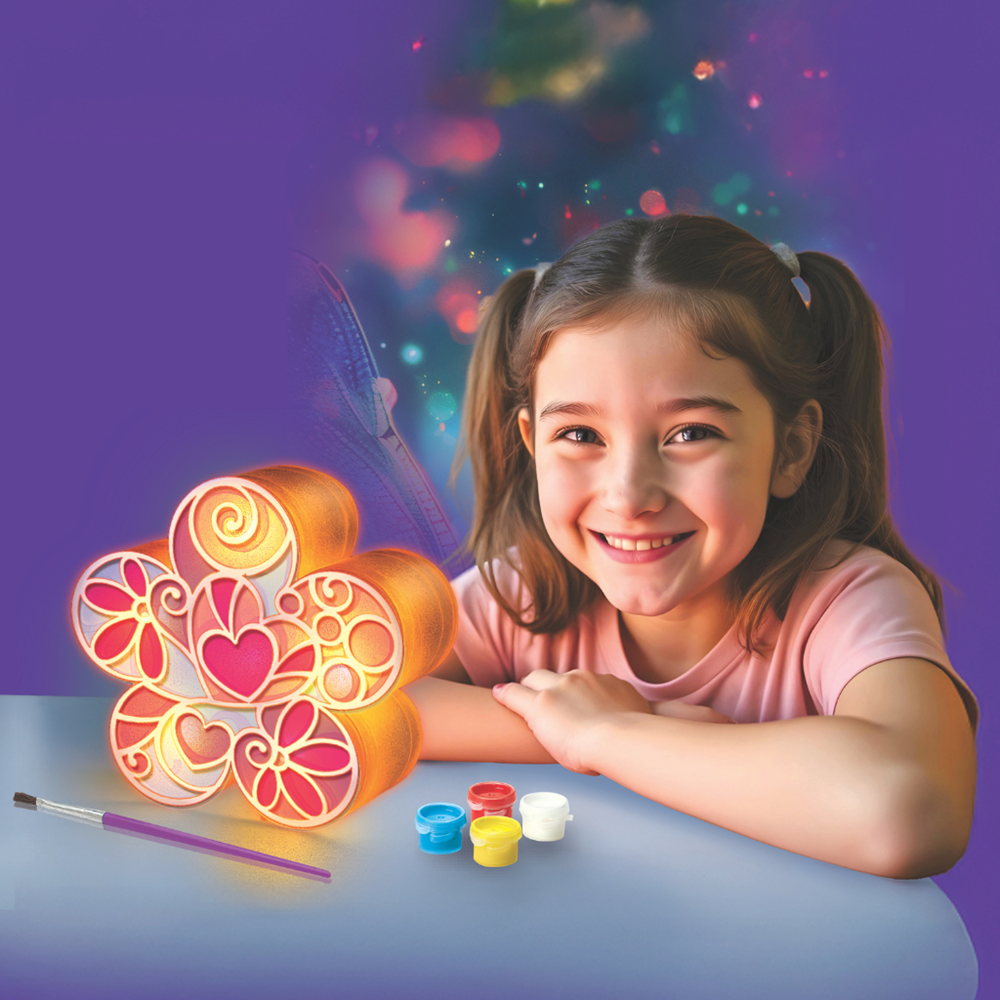 4M KidzMaker - Colour Lit Flower Lamp - view 3