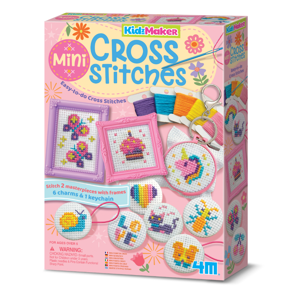 4M KidzMaker - Mini Cross-Stitch Buttons