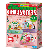 4M KidzLabs - Glitter Snow Domes Christmas