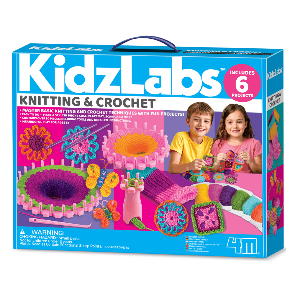 4M STEAM Powered Kids - Knitting & Crochet