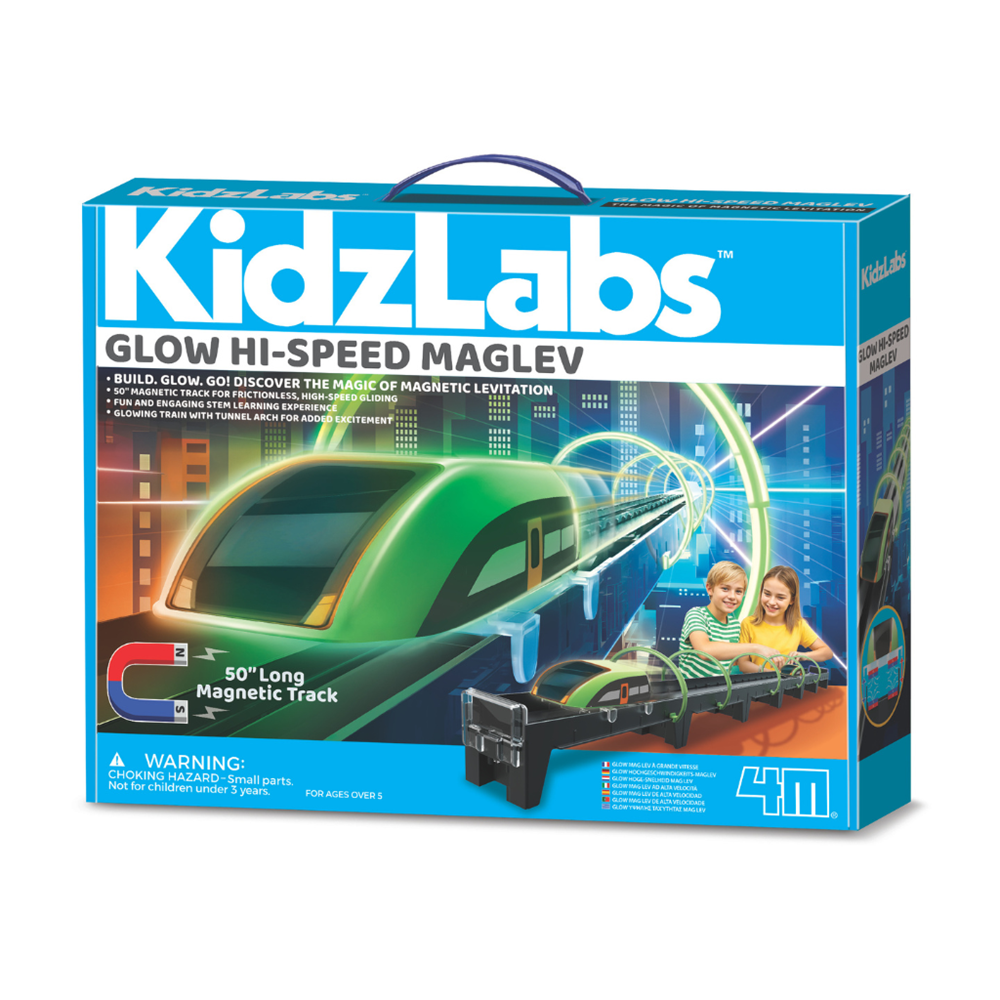 4M KidzLabs - Glow Hi-Speed Maglev