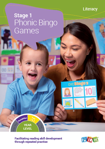 Phonic Bingo Games - Stage 1