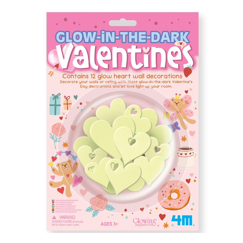 4M Glow in the Dark Valentines Hearts