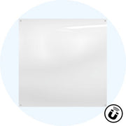Visionchart Starphire Magnetic Glassboard 900 x 900 x 4mm Custom Colour (Special Order)