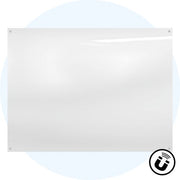 Visionchart Starphire Magnetic Glassboard 1200 x 900 x 4mm Custom Colour (Special Order)