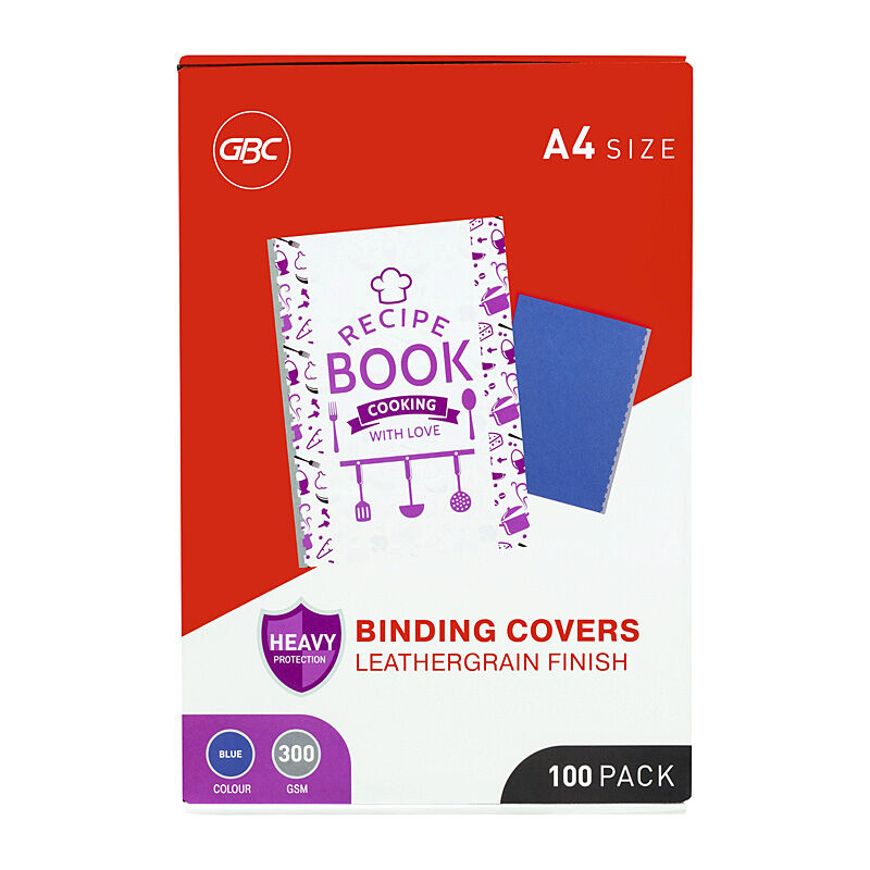 GCB L/G Bind Covers - Blue (Pack of 100)