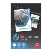 GBC Binding Cover A4 150 Micron - Clear (Pack of 25)