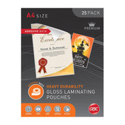 GBC Laminating Pouch A4 125 Micron Pack of 25 Adhesive