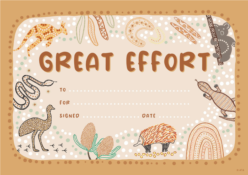 Great Effort - Certificates