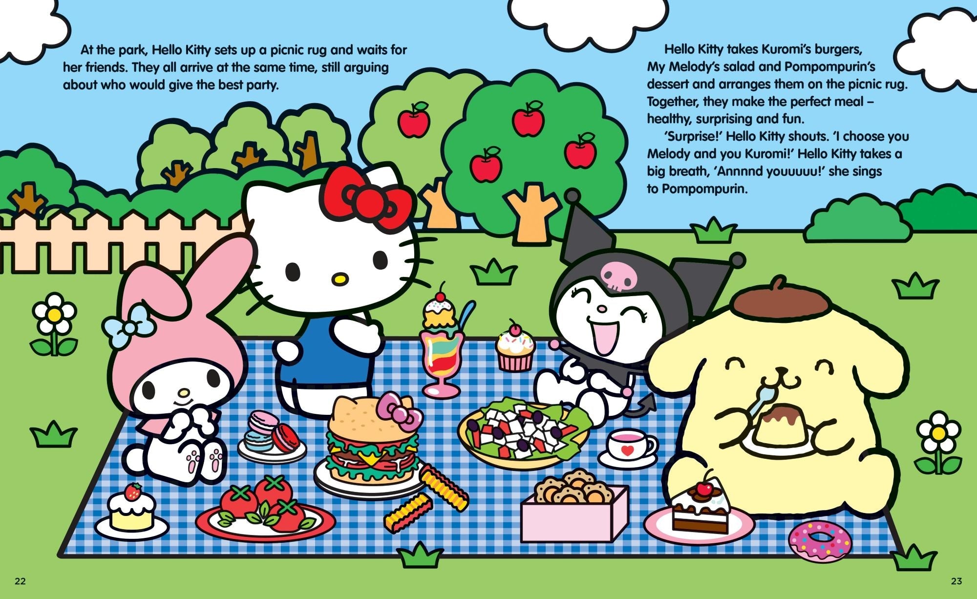 Hello Kitty and Friends - Collect-Me Book - Best Friends' Picnic — inside page 7
