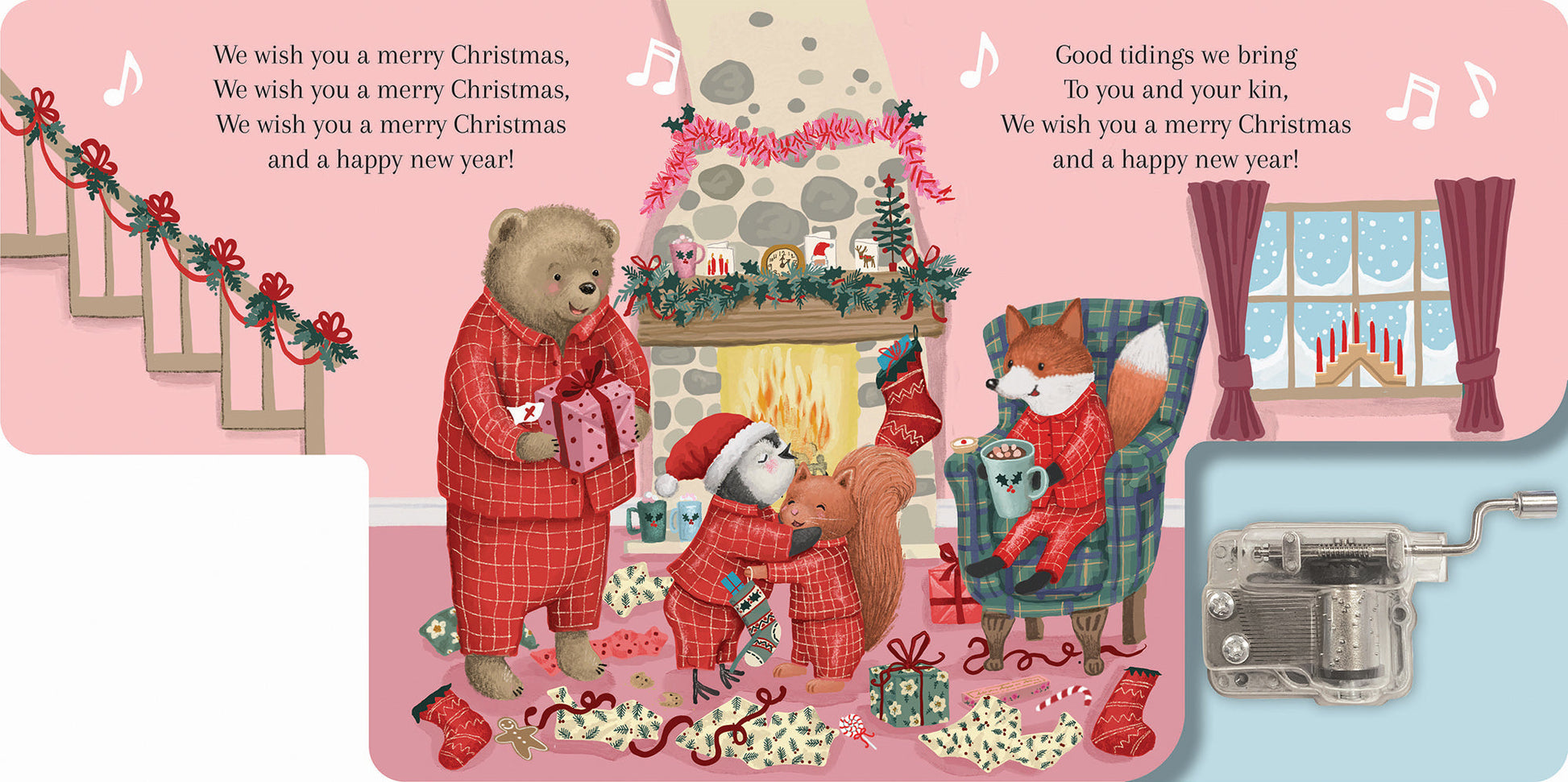 Wind-Up Music Box Book - We Wish You a Merry Christmas — inside page 5