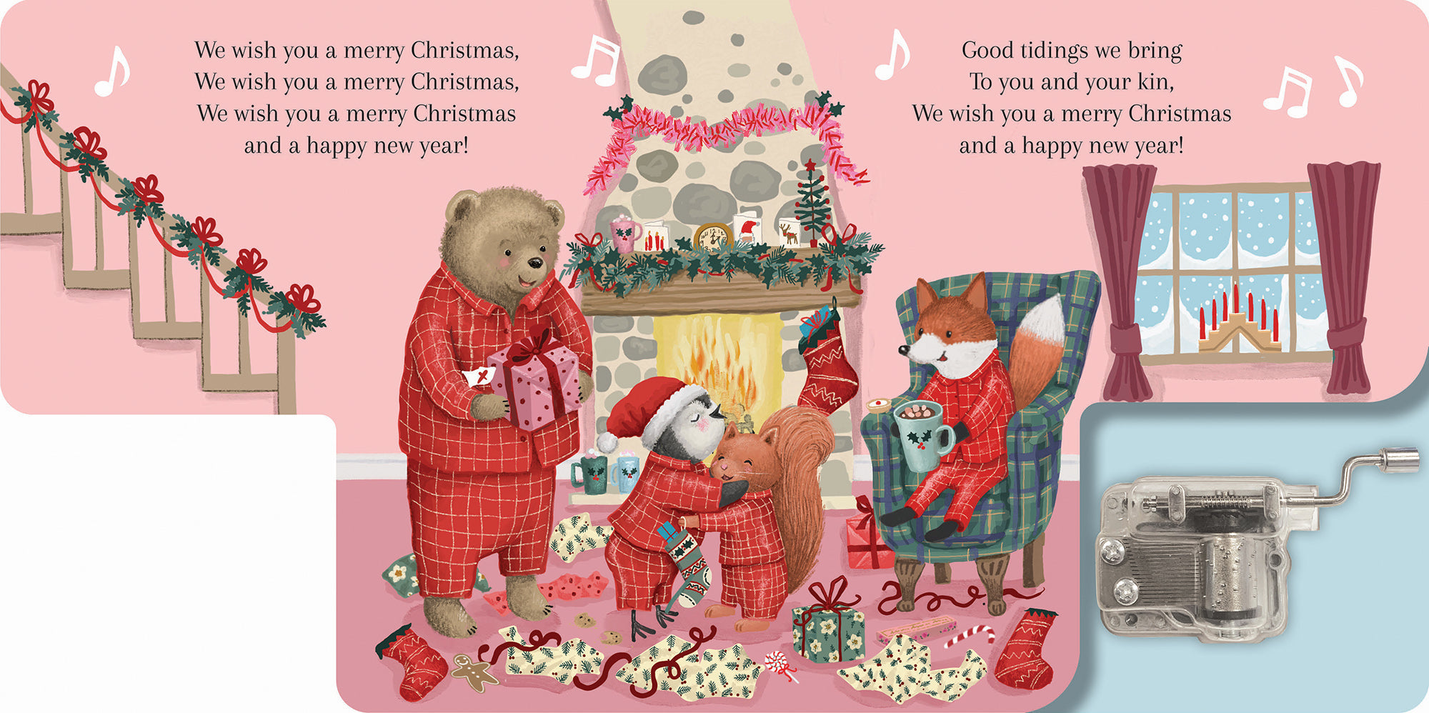 Wind-Up Music Box Book - We Wish You a Merry Christmas — inside page 5
