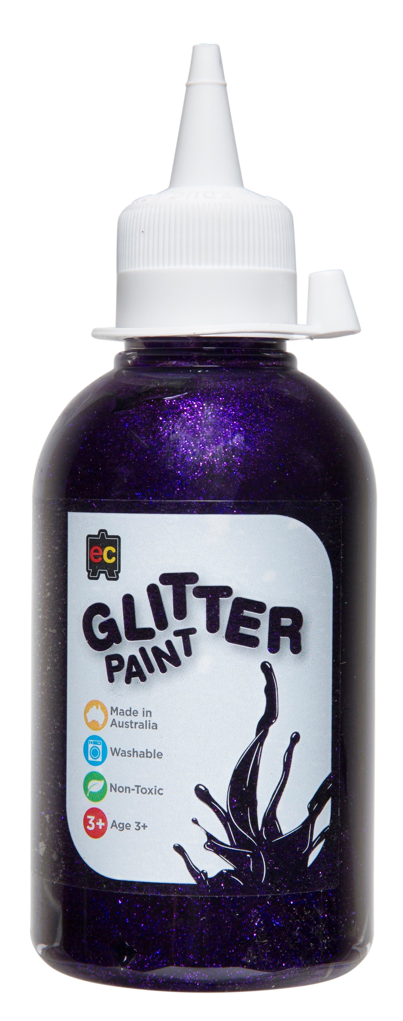 Glitter Paint 250mL - Fairy Purple