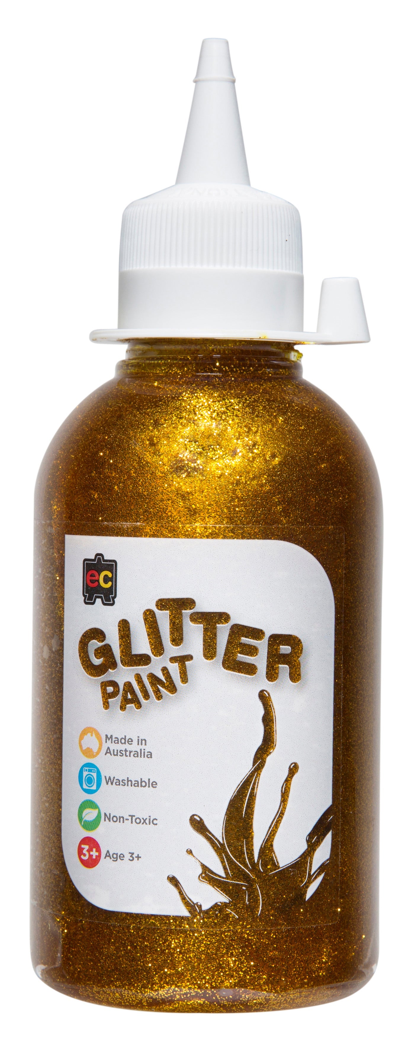 Glitter Paint 250mL - Gold
