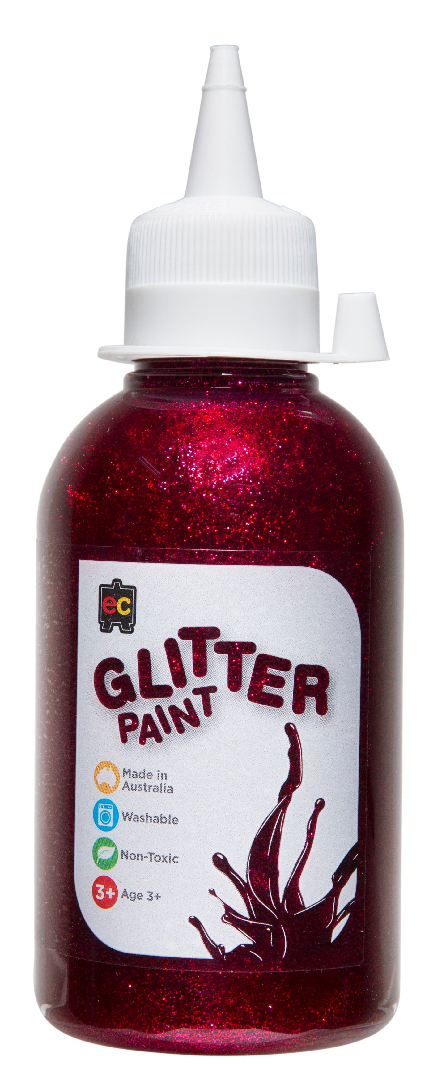 Glitter Paint 250mL - Magenta