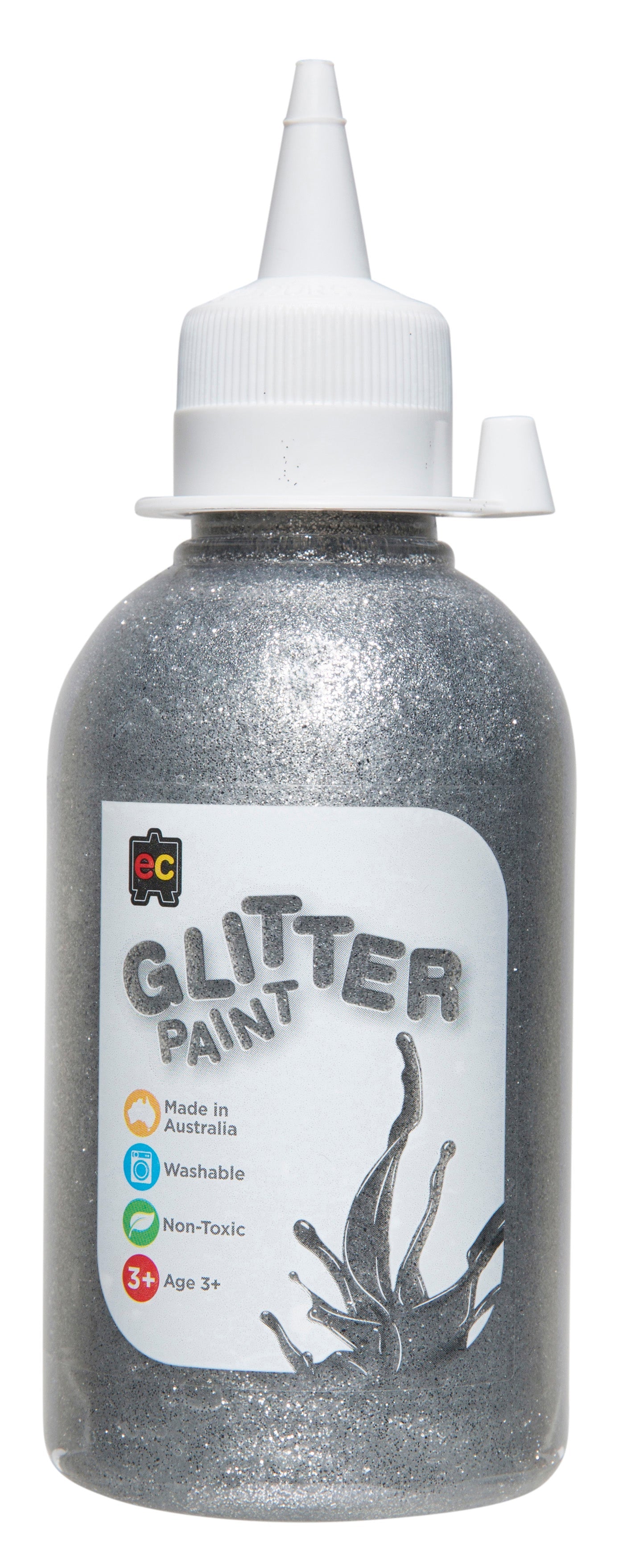Glitter Paint 250mL - Silver