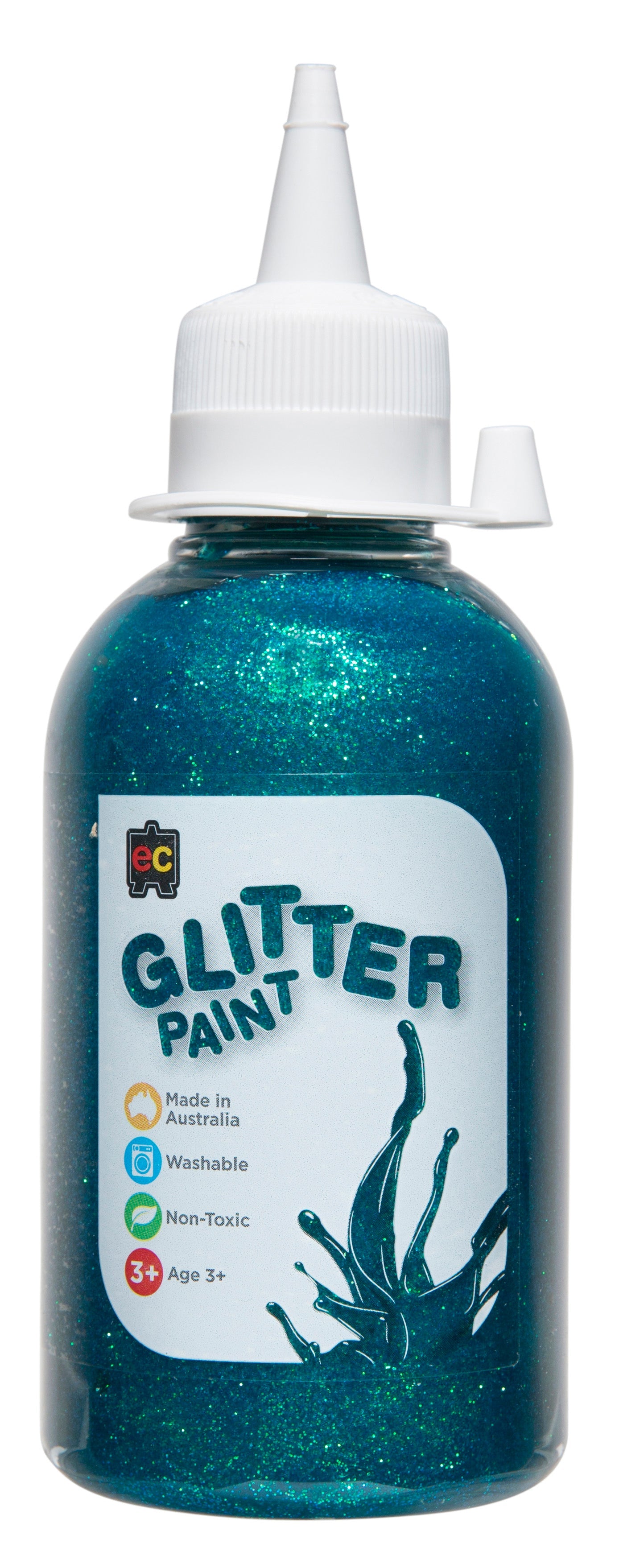 Glitter Paint 250mL - Turquoise