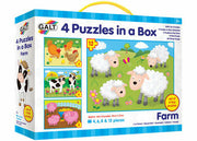 Galt - 4 Puzzles in a Box: Farm