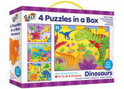 Galt - 4 Puzzles in a Box: Dinosaurs