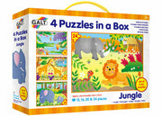 Galt - 4 Puzzles in a Box - Jungle