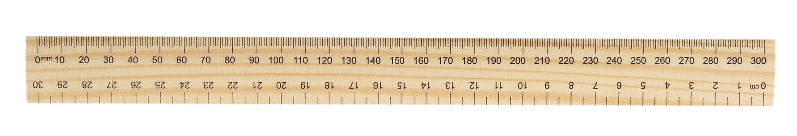 GNS Wooden Ruler - 30cm (Single)
