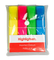 GNS Highlighter Basic - Assorted (Wallet of 4)