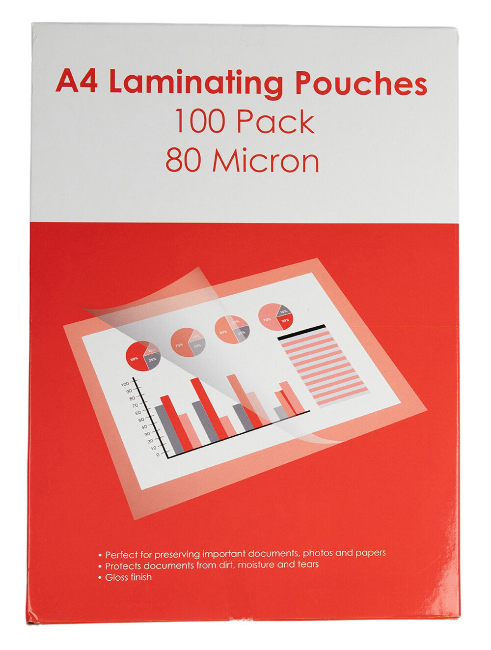 GNS Laminating Pouch - Basic A4 80 Micron (Pack of 100)