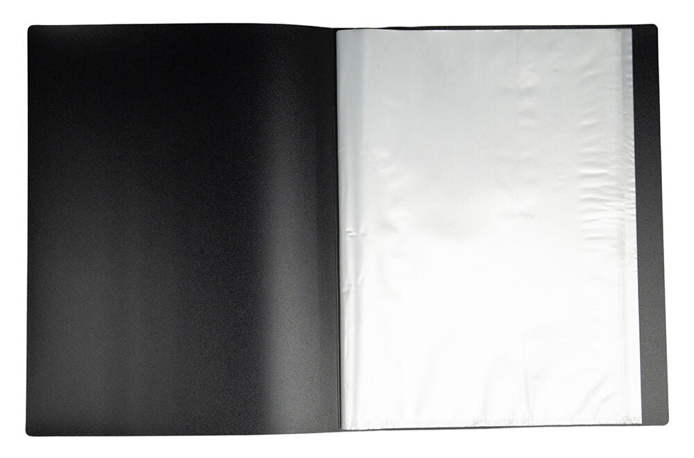 GNS Display Book - A4 20 Pocket Non-Refillable Black (Box of 10)