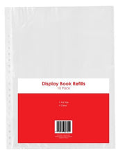 GNS Display Book Refills - Basic A4: Clear (Pack of 10)