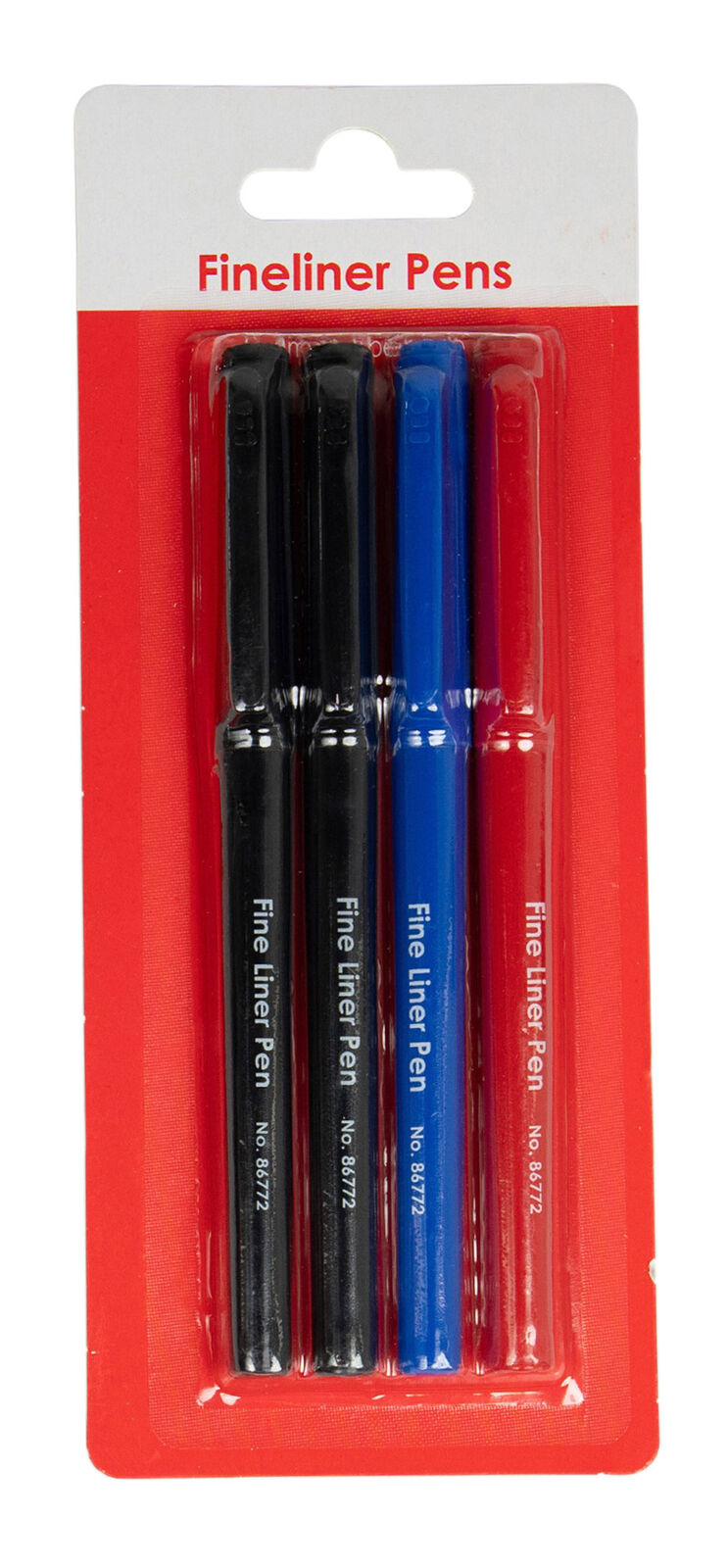 GNS Pen Basic - Fineliner 0.4mm: Assorted (Pack of 4)